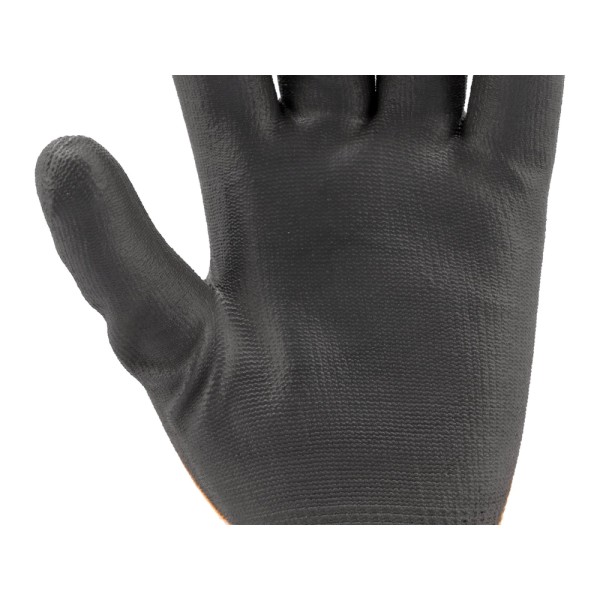 RĘKAWICE OCHRONNE POWLEKANE PU Z POWŁOKĄ DO OBSŁUGI SMARTFONA ROZMIAR 10 YT-74753