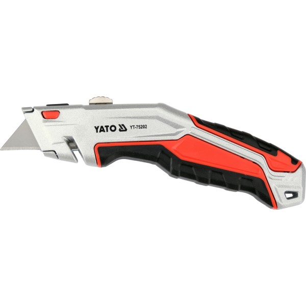 NOŻYK Z WYSUWANYM OSTRZEM TRAPEZOWYM YT-75202