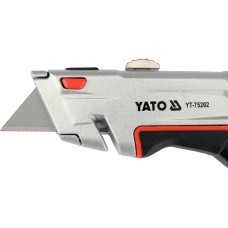 NOŻYK Z WYSUWANYM OSTRZEM TRAPEZOWYM YT-75202