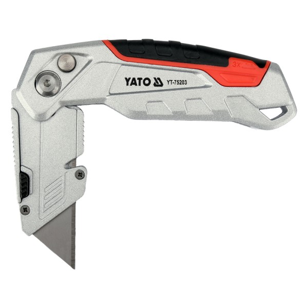 NOŻYK Z WYSUWANYM OSTRZEM TRAPEZOWYM YT-75203