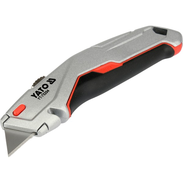 NOŻYK Z WYSUWANYM OSTRZEM TRAPEZOWYM YT-75204
