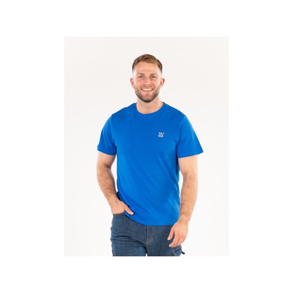 KOSZULKA T-SHIRT BASIC NIEBIESKA ROZM. S YT-78494