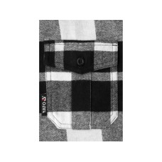 KOSZULA FLANELOWA BIAŁA ROZM. 3XL YT-78817