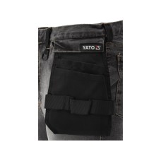 SPODNIE ROBOCZE MONTERSKIE STRETCH JEANS STEEL GREY ROZM. 2XL YT-79065