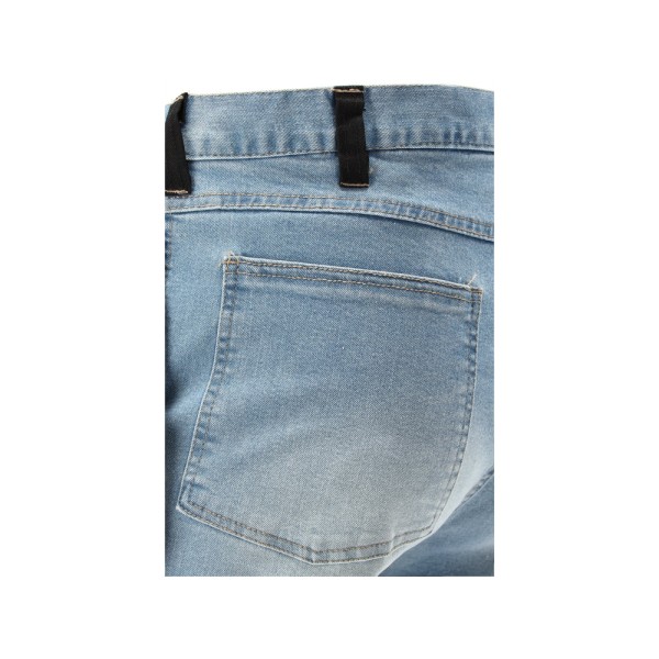 SPODNIE ROBOCZE MONTERSKIE STRETCH JEANS LIGHT BLUE ROZM. M YT-79071