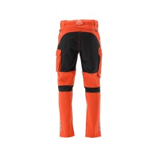 SPODNIE ROBOCZE 4-WAY STRETCH SERWAL ORANGE ROZM. L YT-79112
