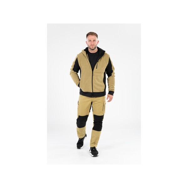 SPODNIE ROBOCZE 4-WAY STRETCH SERWAL KHAKI ROZM. S YT-79130