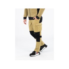 SPODNIE ROBOCZE 4-WAY STRETCH SERWAL KHAKI ROZM. M YT-79131