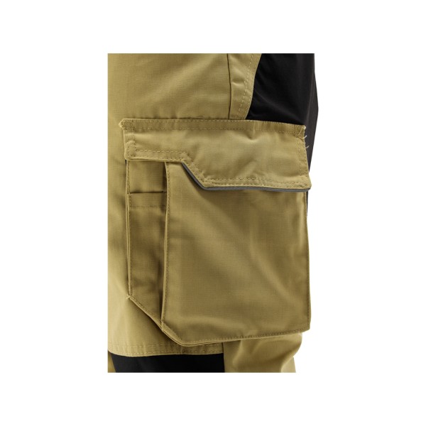 SPODNIE ROBOCZE 4-WAY STRETCH SERWAL KHAKI ROZM. L YT-79132