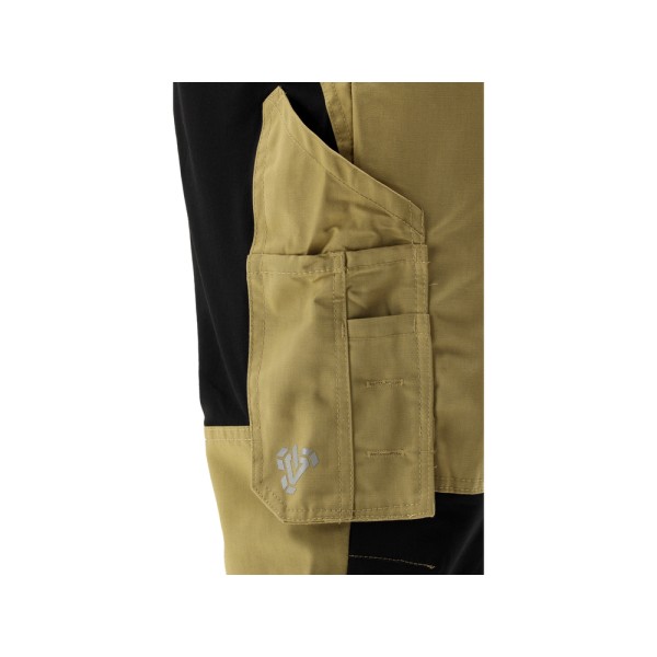 SPODNIE ROBOCZE 4-WAY STRETCH SERWAL KHAKI ROZM. L YT-79132
