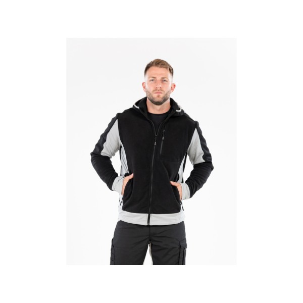 POLAR Z KAPTUREM SARNA BLACK ROZM. L YT-79172