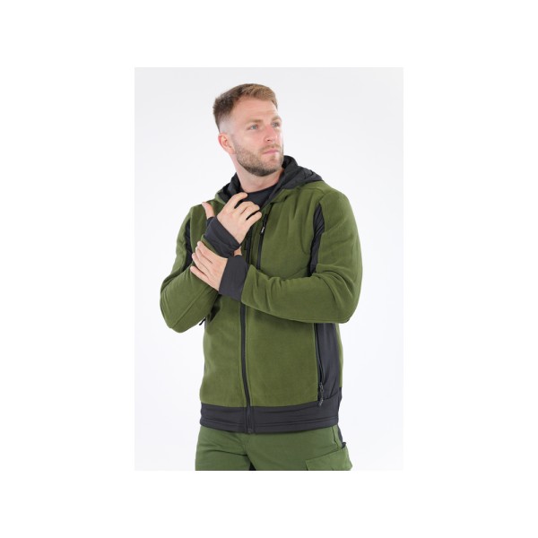 POLAR Z KAPTUREM SARNA GREEN ROZM. 3XL YT-79193