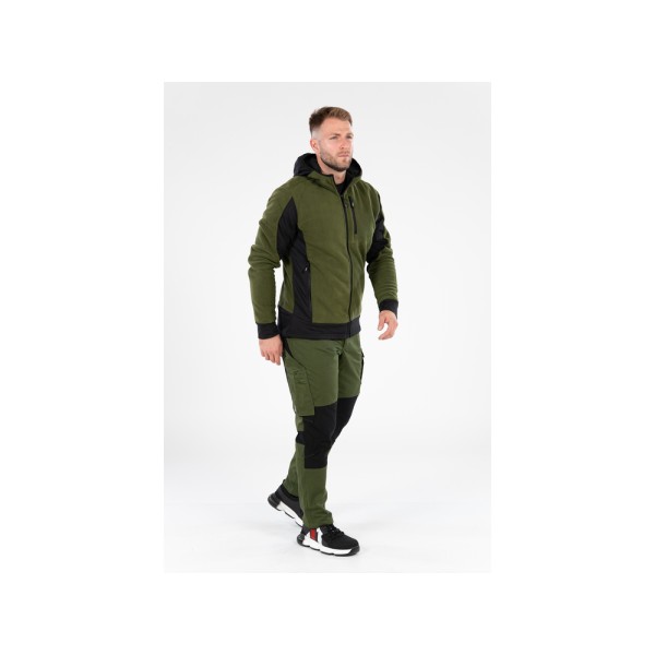 POLAR Z KAPTUREM SARNA GREEN ROZM. 3XL YT-79193