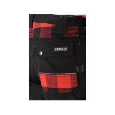 SPODNIE ROBOCZE MONTERSKIE STRETCH REBAR ROZM. M YT-79361