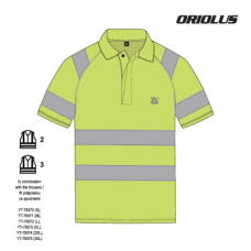 KOSZULKA POLO OSTRZEGAWCZA ORIOLUS. ROZM. S YT-79410