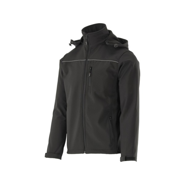 KURTKA SOFTSHELL Z KAPTUREM OBSIDIAN ROZM. M YT-79551