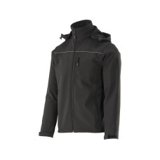 KURTKA SOFTSHELL Z KAPTUREM OBSIDIAN ROZM. L YT-79552
