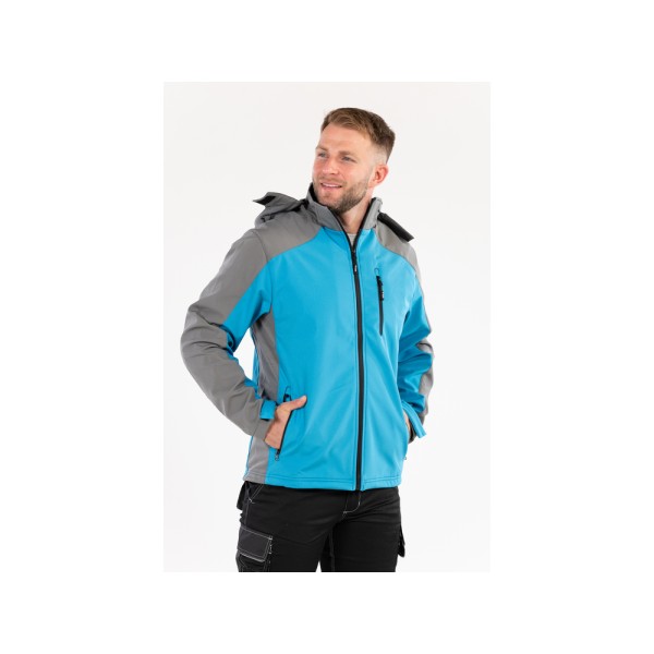 KURTKA SOFTSHELL Z KAPTUREM STRATUS ROZM. M YT-79561