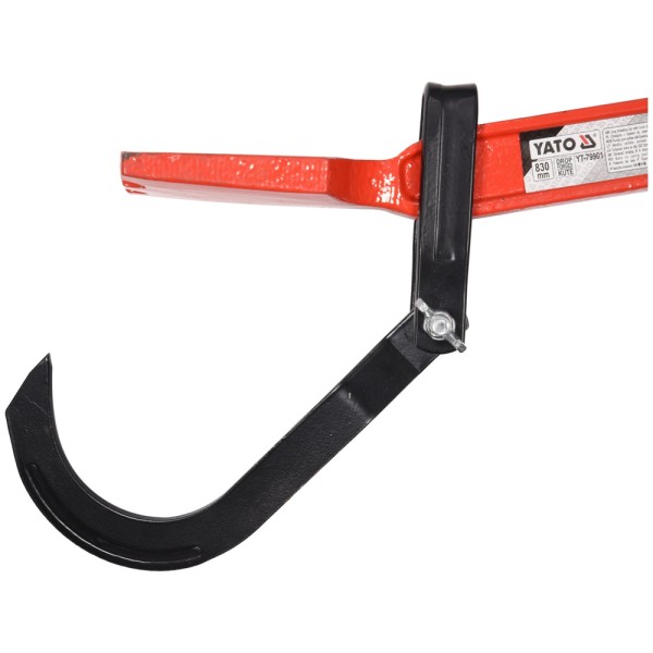 DŹWIGNIA Z HAKIEM DO ODWRACANIA PNI    L-830 MM YT-79901