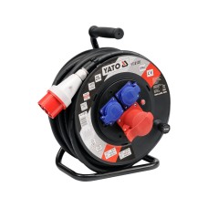 PRZEDŁUŻACZ BĘBNOWY SIŁOWY IP44, 25M, 3G 2,5MM, 230/400V YT-8120