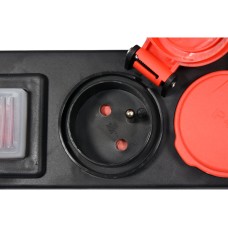 PRZEDŁUŻACZ LISTWA ZASILAJĄCA WARSZTATOWA IP 44 TRZY GNIAZDA Z UZIEMIENIEM WYŁĄCZNIK 3M 1,5MM2 YT-81240