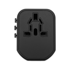 UNIWERSALNY ADAPTER PODRÓŻNY DO PONAD 150 KRAJÓW Z SZYBKĄ ŁADOWARKĄ USB Q.C. 3.0, 20W YT-81300