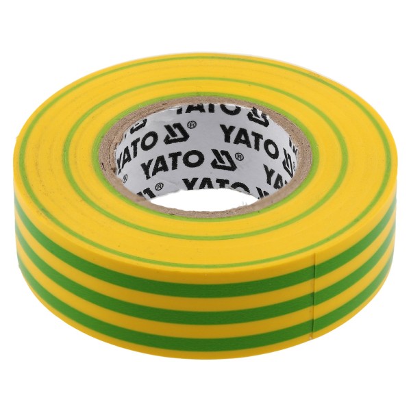 TAŚMA ELEKTROIZOLACYJNA 19MMX20MX0,13MM, ŻÓŁTO-ZIELONA YT-81655