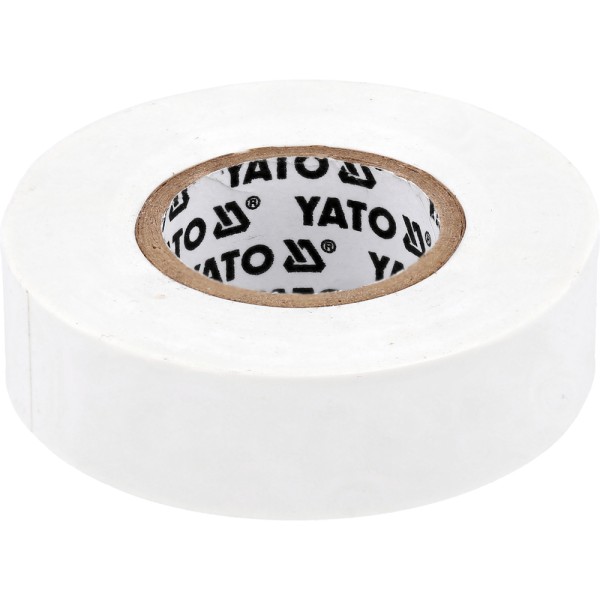 TAŚMA ELEKTROIZOLACYJNA 19MMX20MX0.13MM BIAŁA YT-81656
