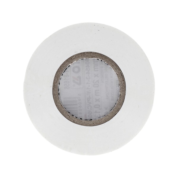 TAŚMA ELEKTROIZOLACYJNA 19MMX20MX0.13MM BIAŁA YT-81656
