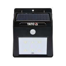 LAMPA ŚCIENNA SOLARNA Z CZUJNIKIEM RUCHU 6 SMD LED YT-81856