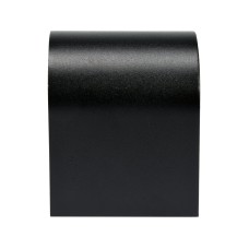 LAMPA ŚCIENNA ZEWNĘTRZNA CZARNA ALUMINIOWA 1XGU10 PÓŁOWAL YT-81900