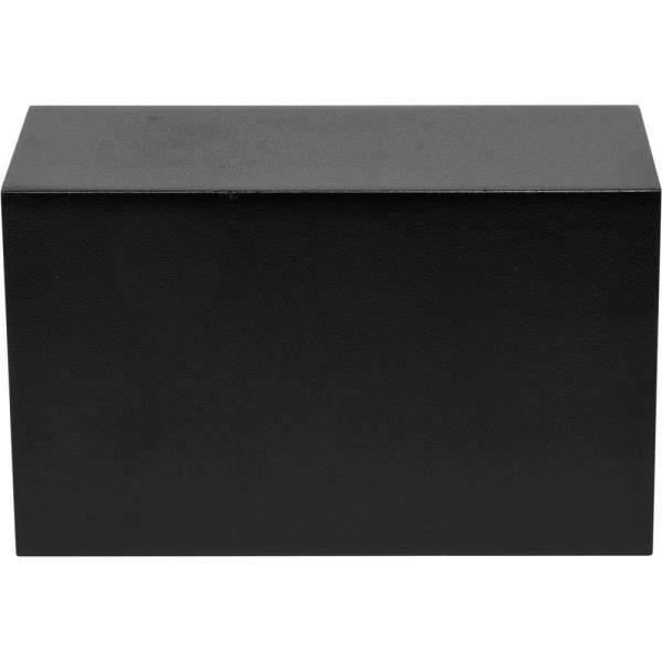 LAMPA ŚCIENNA ZEWNĘTRZNA CZARNA ALUMINIOWA 2XGU10 KWADRATOWA YT-81903