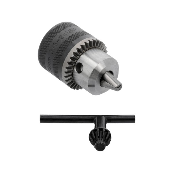 UCHWYT WIERTARSKI Z KLUCZEM, 10MM,3/8