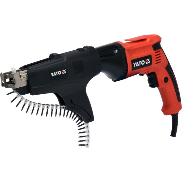 WKRĘTARKA DO REGIPSÓW 550W Z MAGAZYNKIEM NA STANDARDOWE WKRĘTY 22-55MM YT-82071