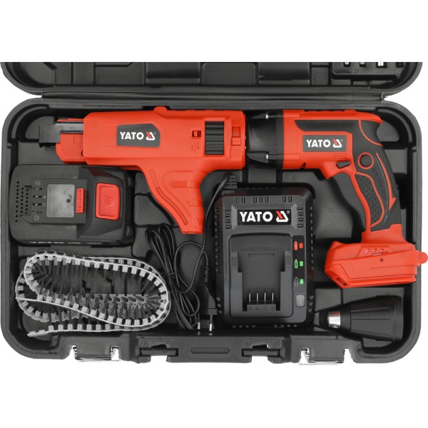 WKRĘTARKA TAŚMOWA 18V - AKUMULATOR 4AH YT-82075