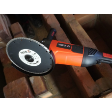 SZLIFIERKA KĄTOWA 1400W 125MM Z TYLNYM UCHWYTEM I REGULACJĄ PRĘDKOŚCI 3000-12000 OBR/MIN YT-82099