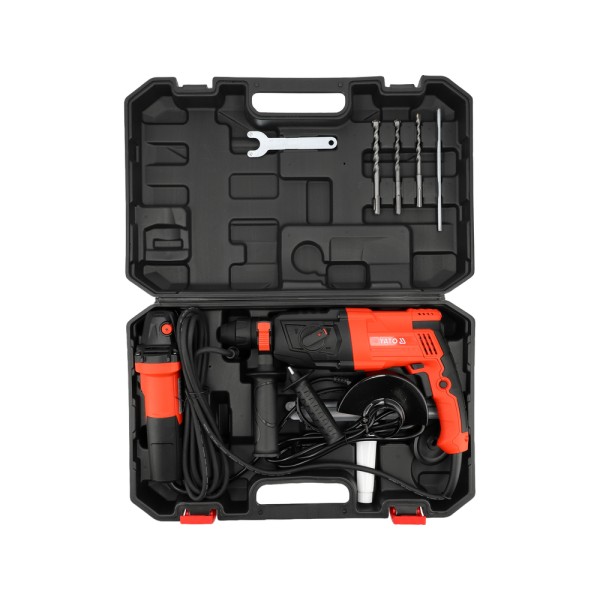 MŁOT SDS PLUS 3,2J /SZLIFIERKA KĄTOWA 750W ZESTAW YT-821200