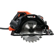 PILARKA TARCZOWA 185MM 1500W 5500 OBR/MI Z DURALUMINIIOWĄ PODSTAWĄ DO SZYBKIEGO I DOKŁADNEGO CIĘCIA YT-82151