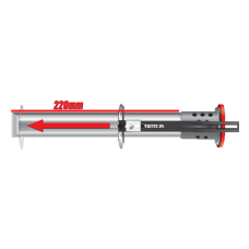 NÓŻ TERMICZNY DO STYROPIANU, PCV, PP YT-82190