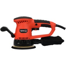 SZLIFIERKA MIMOŚRODOWA 450W 150MM DO USUWANIA RDZY, SZPACHLÓWKI I FARBY Z METALU,  DREWNA 4000-13000 OBR/MIN YT-82207