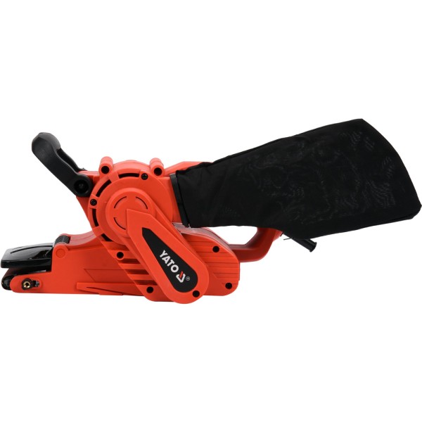 SZLIFIERKA TAŚMOWA 1010W 75MM X 533MM Z UCHYLNĄ OSŁONĄ I REGULACJĄ PRĘDKOŚCI TAŚMY YT-82240