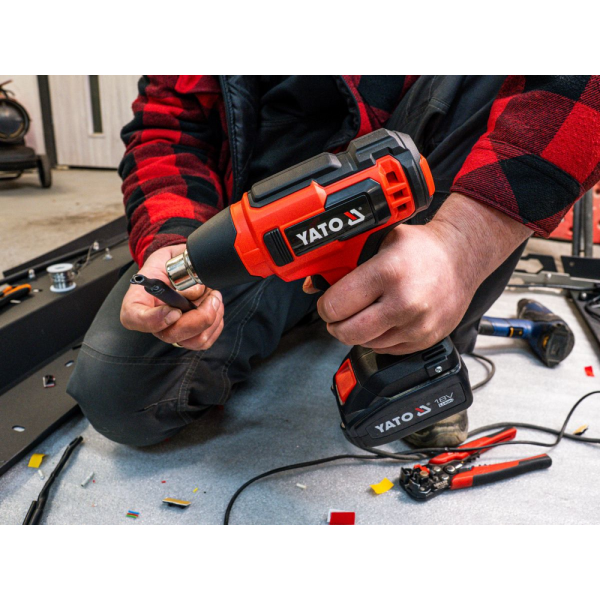 OPALARKA AKUMULATOROWA 18V, 550°, II BIEGI - BEZ AKUMULATORA YT-82285