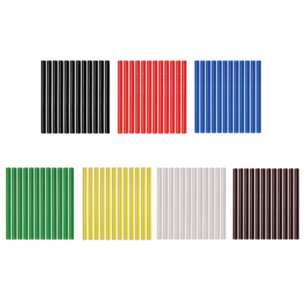 KLEJ TERMOTOPLIWY UNIWERSALNY 7,2X100MM 12SZT BRĄZOWY YT-82447