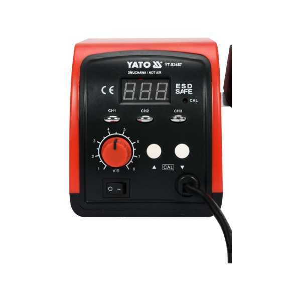 STACJA HOT AIR MOC 750W Z WYŚWIETLACZEM LED BEZSZCZOTKOWY WENTYLATOR YT-82457