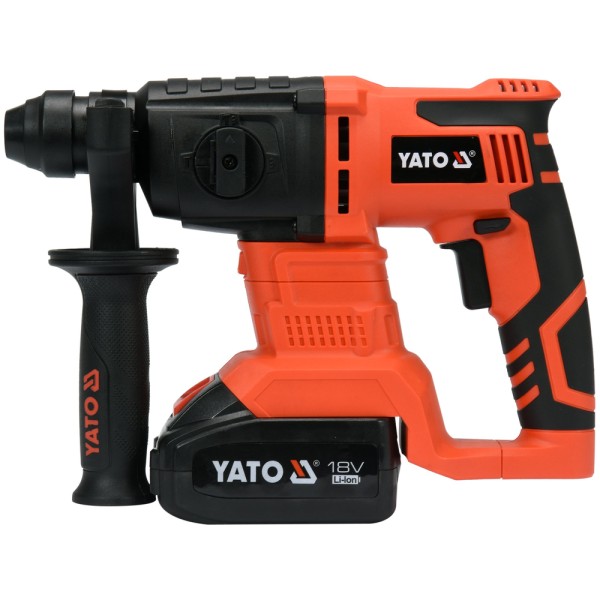 MŁOTOWIERTARKA 18V SDS PLUS 2J, Z PODKUWANIEM - AKUMULATOR 3 AH YT-82770