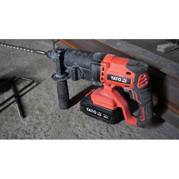 MŁOTOWIERTARKA 18V SDS PLUS 2,4J, Z PODKUWANIEM - BEZ AKUMULATORA YT-82772