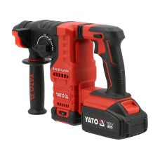 MŁOTOWIERTARKA 18V + 2X4AH (BL MOTOR) SILNIK BEZSZCZOTKOWY, 2 AKUMULATORY 4 YT-827724