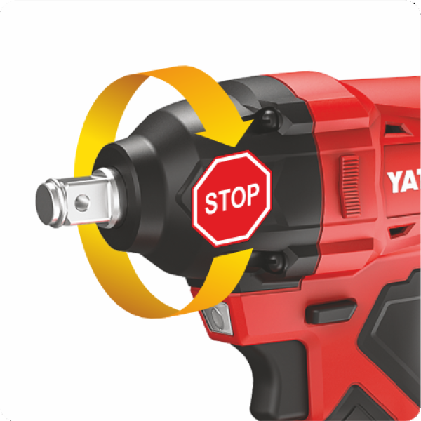 KLUCZ UDAROWY BEZSZCZOTKOWY 18V, 1/2'', 350NM - BEZ AKUMULATORA YT-827792