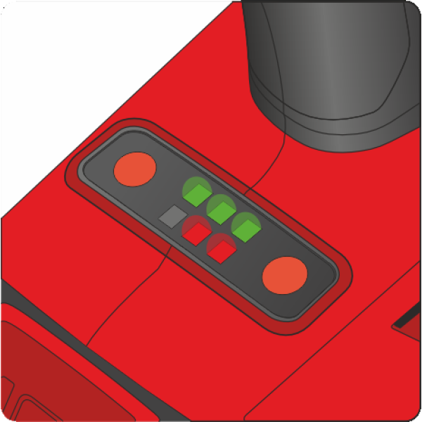 KLUCZ UDAROWY BEZSZCZOTKOWY 18V, 1/2'', 350NM - DWA AKUMULATORY 4 AH YT-8277925