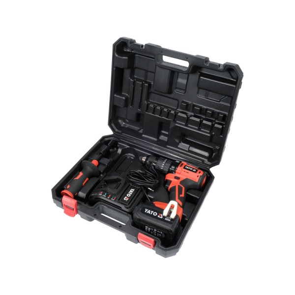 WIERTARKO-WKRĘTARKA UDAROWA 18V, 75 NM - AKUMULATOR 3 AH YT-82790